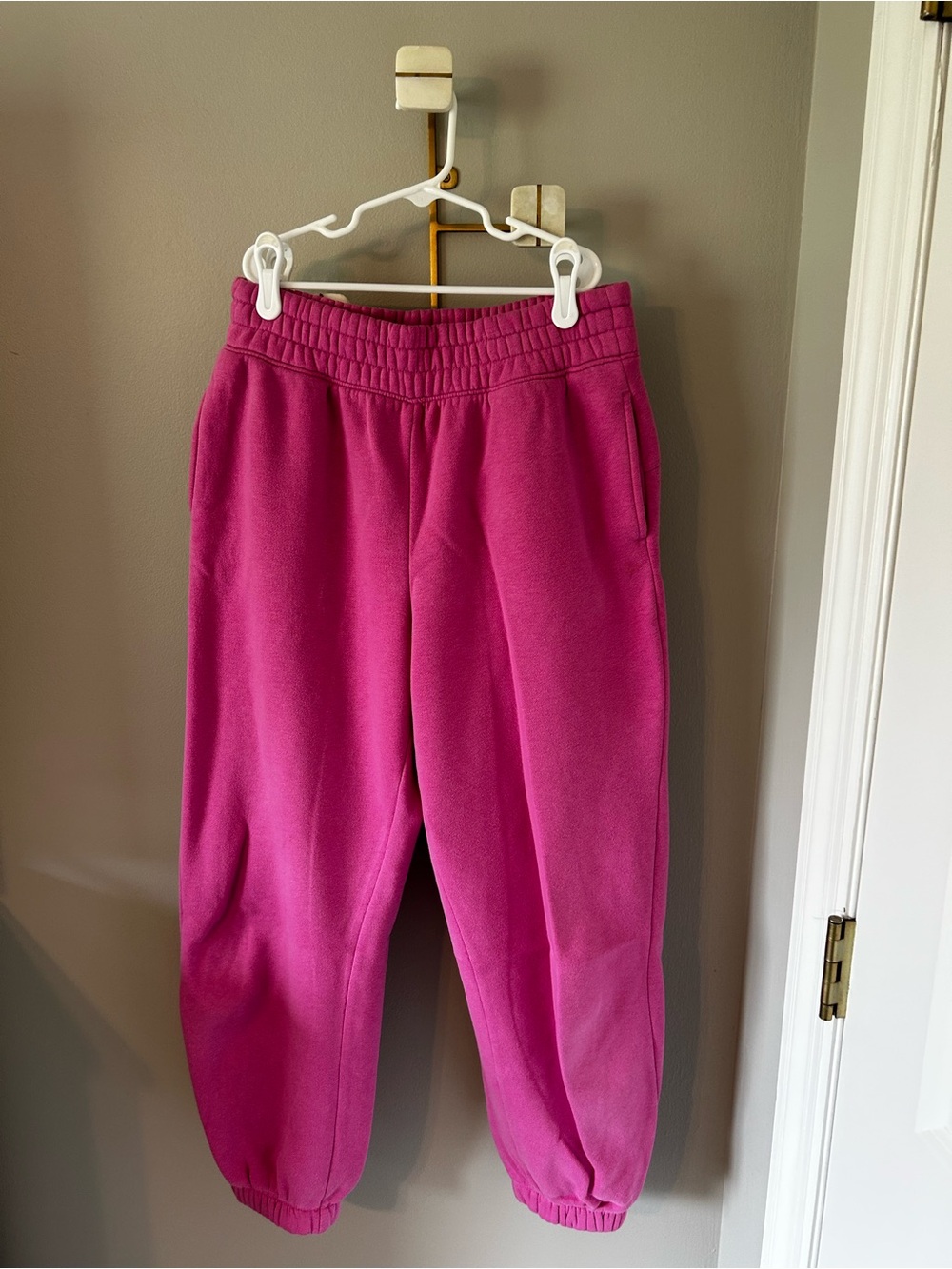 tek gear Hot Pink Fleece Joggers for Kids